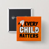 Every Child Matters 缶バッジ (正面&裏面)