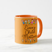 Every Child Matters Orange Awareness  Mug マグカップ (正面右)