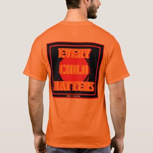 Every Child Matters Red Circle Tシャツ (裏面)