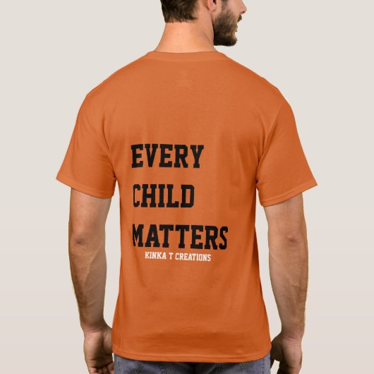 Every Child Matters Tシャツ (裏面)