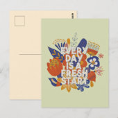 Every Dayは新しいスタート ポストカード (正面/裏面)