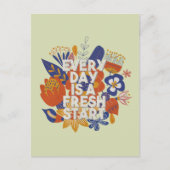 Every Dayは新しいスタート ポストカード (正面)