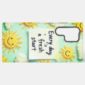 Every Dayは新しいスタート Samsung Galaxyケース (裏面横)