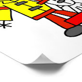 Every Day Heroes消防士Tシャツとギフト ポスター (角)