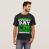 Every Day I'm Chechen Black Tシャツ (正面フル)