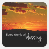 Every Day is a賛美's スクエアシール (正面)