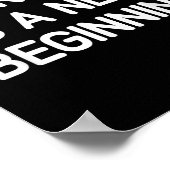 Every Day Is A New Beginning, Insrational, Life Qu ポスター (角)