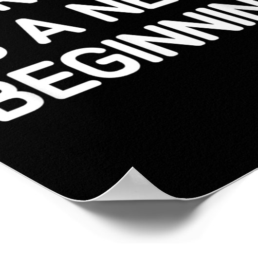 Every Day Is A New Beginning, Insrational, Life Qu ポスター (角)