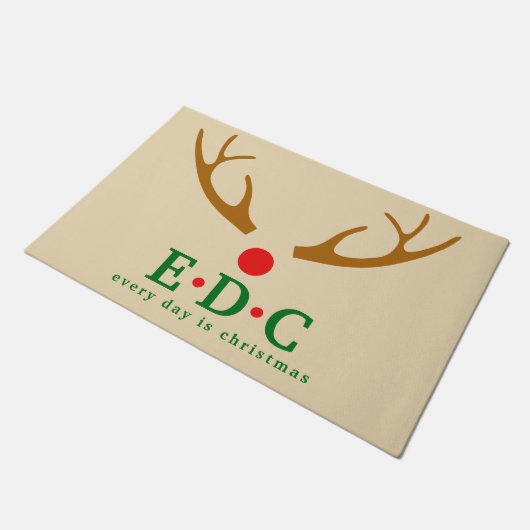 Every Day is Christmas ドアマット (アングル)
