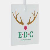 Every Day is Christmas Glass Ornament ガラスオーナメント (正面右)