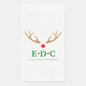 Every Day is Christmas Guest Towels (正面)