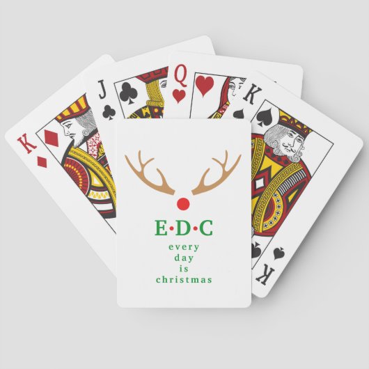Every Day is Christmas Playing Cards トランプ (裏面)