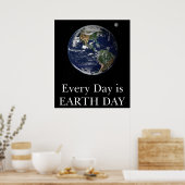 Every Day is Earth Dayプリントまたはポスター ポスター (キッチン)