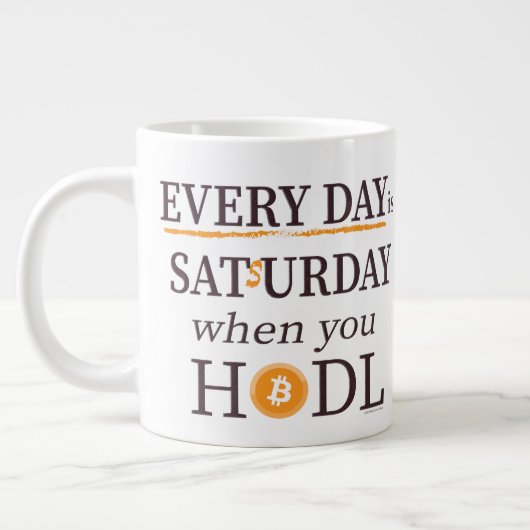 Every Day is Satsurday Jumbo Mug ジャンボコーヒーマグカップ (左)