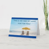 EVERY DAY IS SATURDAY WHEN YOU RETIRE カード (正面)