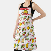 Every day is Taco Tuesday Hard & Soft Tacos White エプロン (インサイチュ)