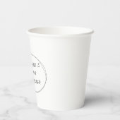 Every End is a New Beginning – ミニマル引用文De 紙コップ (裏面)