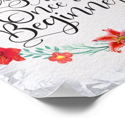 Every expert was once a beginner classroom gift ポスター (角)