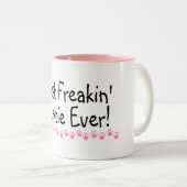 Every Freakinの最も最高のな伯母さん ツートーンマグカップ (正面右)