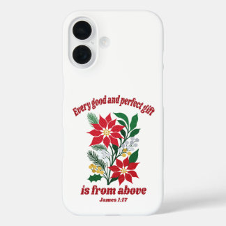 Every Good and Perfect Gift – ヤコブの手紙 1:17 クリスマス iPhone 16ケース