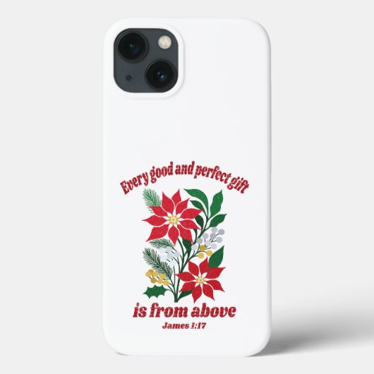 Every Good and Perfect Gift – ヤコブの手紙 1:17 クリスマス Case-Mate iPhoneケース (裏面)