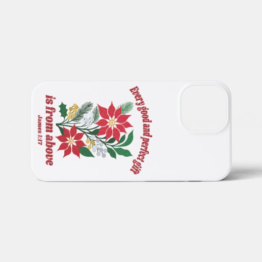 Every Good and Perfect Gift – James 1:17 Christmas iPhoneケース (裏面横)