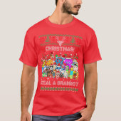 Every Italian Brainrot Funny Xmas Brainrot for Boy Tシャツ (正面)