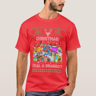 Every Italian Brainrot Funny Xmas Brainrot for Boy Tシャツ