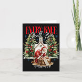Every Knee Shall Bow Christian Jesus Merry Christm カード (正面)