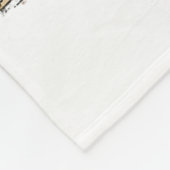 Every Knee Shall Bow Santa Christmas Nativity Scen フリースブランケット (角)