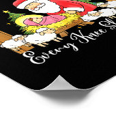 Every Knee Shall Bow Santa Christmas Nativity Scen ポスター (角)