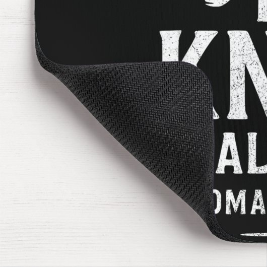 Every Knee Shall Fall Romans 14_11  マウスパッド (コーナー)