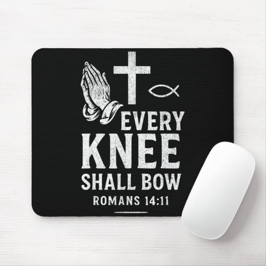 Every Knee Shall Fall Romans 14_11 マウスパッド (マウス)