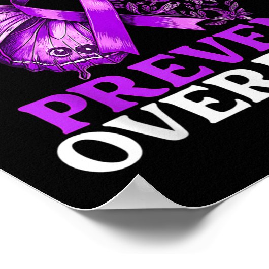 Every Life Matters Prevent Overdose Awareness Purp ポスター (角)
