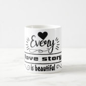every love story is beautiful モーフィングマグカップ (中央)