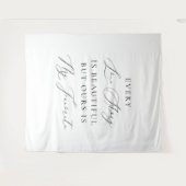 Every Love Story Is Beautiful Wedding Backdrop  タペストリー (正面(横))
