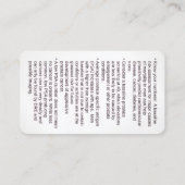  Every Man Needs a Prostate Plan​® 名刺 (裏面)