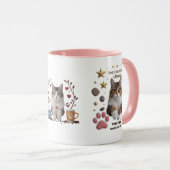 Every Meow Matters - 11 oz Combo Mug with Pawsitiv マグカップ (正面右)