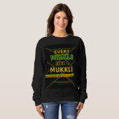 Every Mikkle Mek A Mukkle  スウェットシャツ (正面フル)