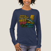 Every Morning First Step - T-Shirt トライブレンドＴシャツ (正面)