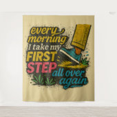 Every Morning - Medium (50" x 60") Tapestry タペストリー (正面)