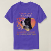 Every Once In A While A Dog American Pit Bull Ente Tシャツ (デザイン正面)