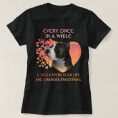 Every Once In A While A Dog American Pit Bull Ente Tシャツ (デザイン正面)