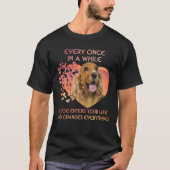 Every Once In A While A Dog English Cocker Spaniel Tシャツ (正面)