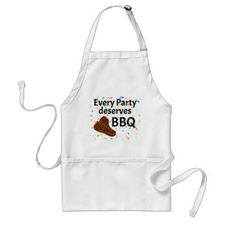 Every Party Deserves BBQ Grill Steaks Grillmaster スタンダードエプロン