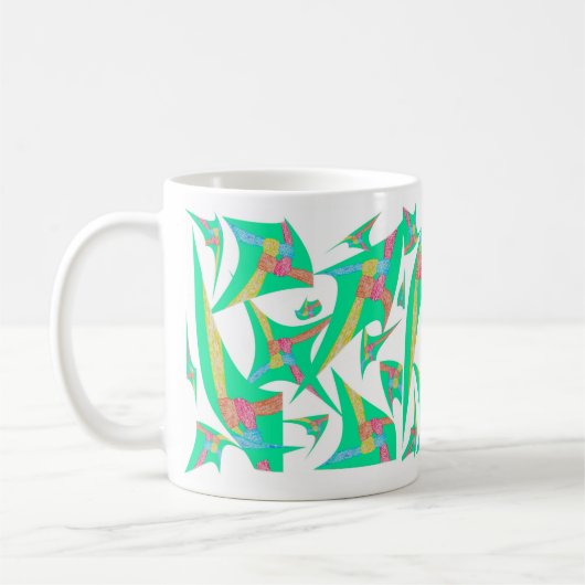 Every Piece Matters Colorful Unity Mug コーヒーマグカップ (左)