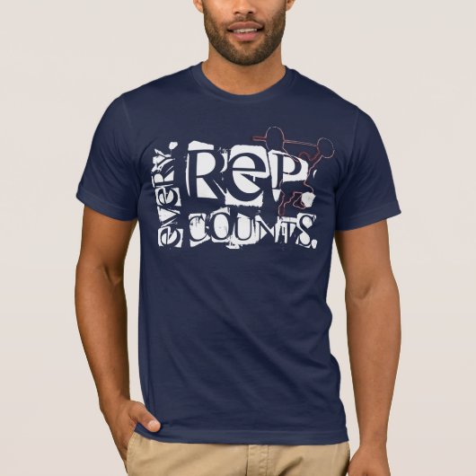 Every.Rep.Counts. Tシャツ (正面)