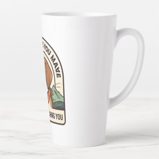 Every Snack You Make Beagle Watching You Mug カフェラテマグ (右)