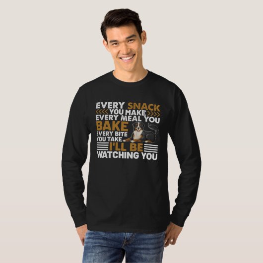Every snack you Make every meal you Bake every bit Tシャツ (正面フル)