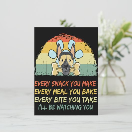 Every Snack You Make... I 'll Be Watching You 招待状 (スタンド正面)